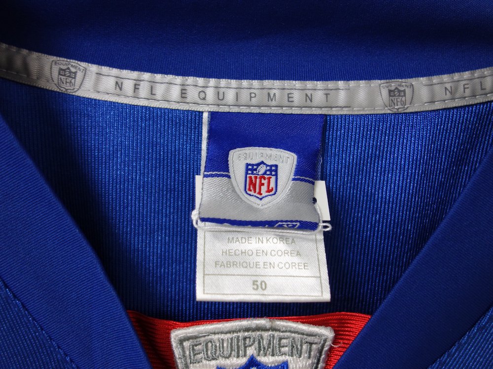 REEBOK NFL New York Giants フットボールジャージー USED - SOTA