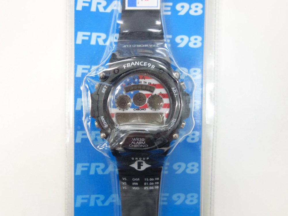 FIFA 98 年ワールドカップ フランス大会 アメリカモデル 腕時計 DEAD STOCK