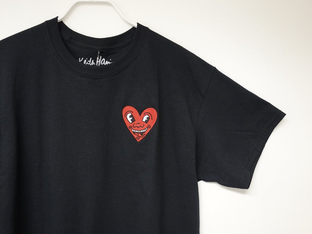 海外限定  オフィシャル Keith Haring Embroidered  Tシャツ