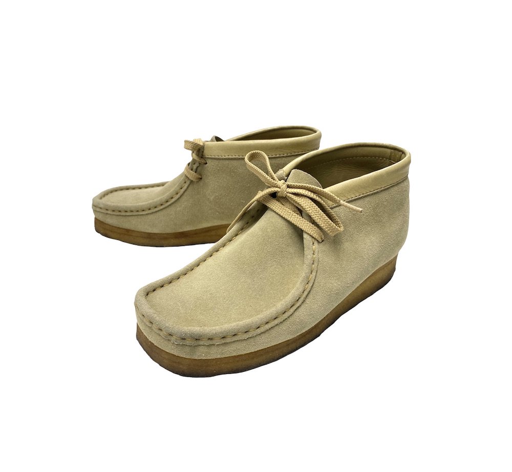 <img class='new_mark_img1' src='https://img.shop-pro.jp/img/new/icons15.gif' style='border:none;display:inline;margin:0px;padding:0px;width:auto;' />CLARKS クラークス Wallabee Boot クレープソール USED