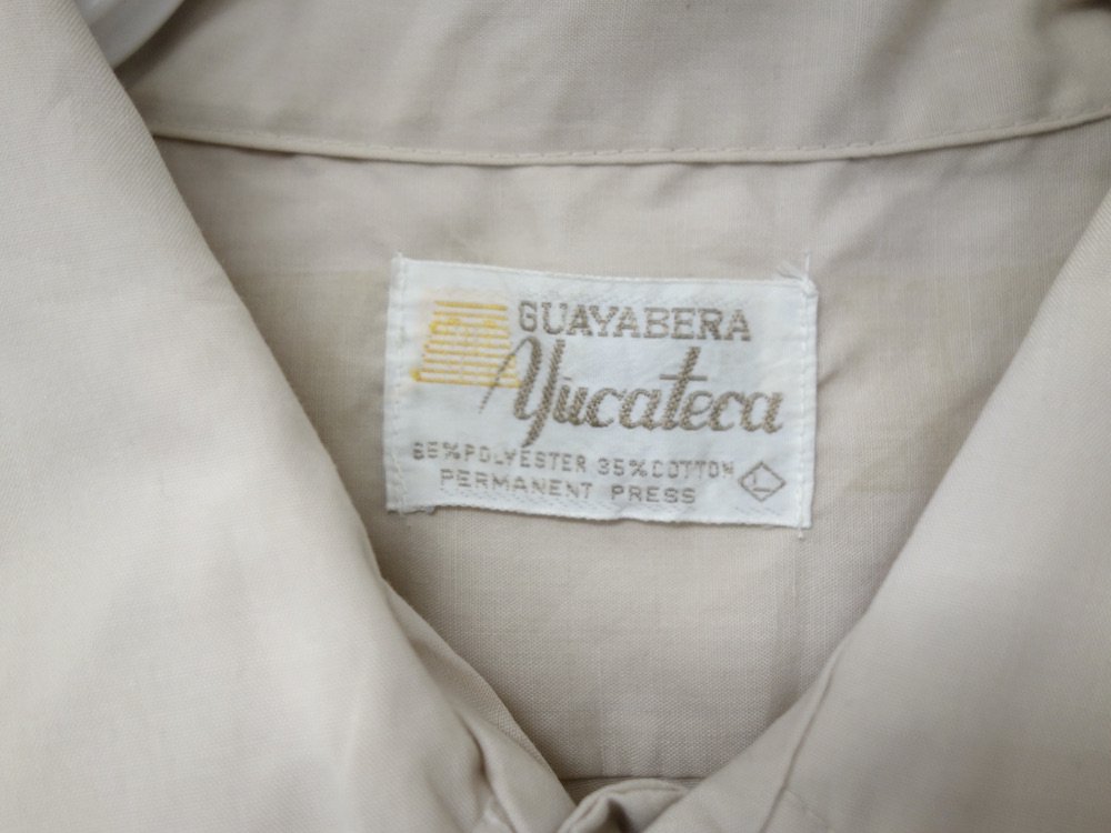 CUBA SHIRT  オープンカラー　刺繍 シャツ  USED