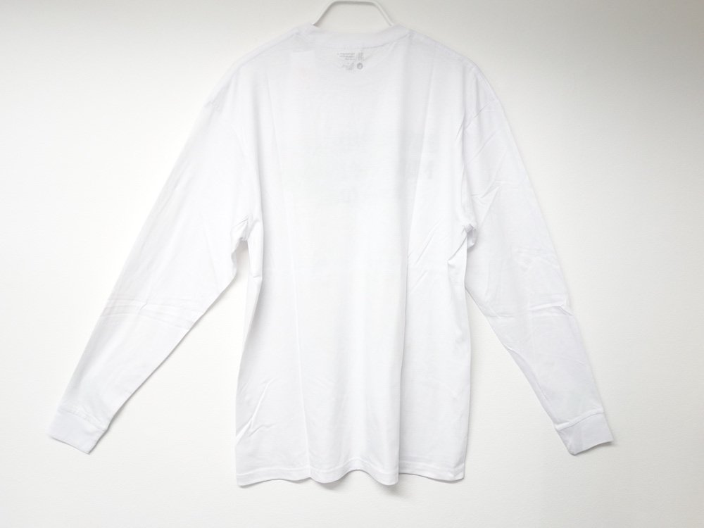 THE MET  LOGO L/S Tシャツ white