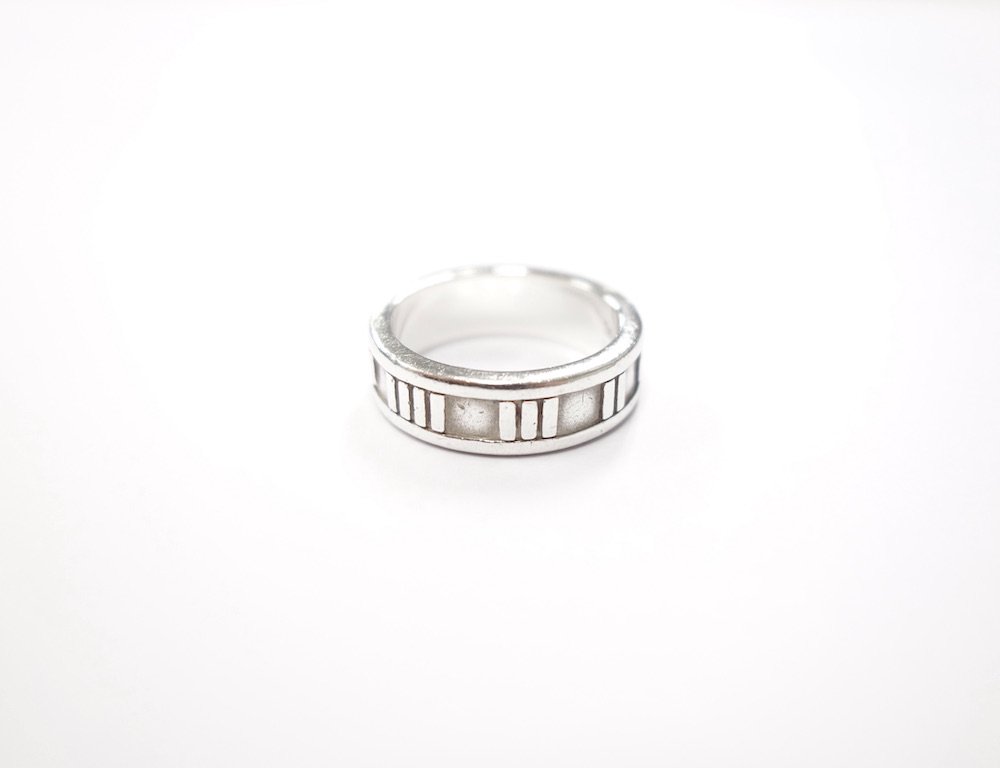 Tiffany & Co  ティファニー  アトラス リング　silver925 　11号 #8 USED