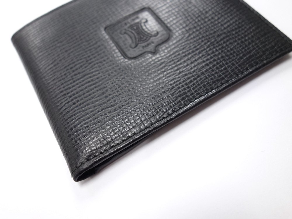 送関込 OLD CELINE オールド セリーヌ 二つ折り財布 イタリア製 - 通販