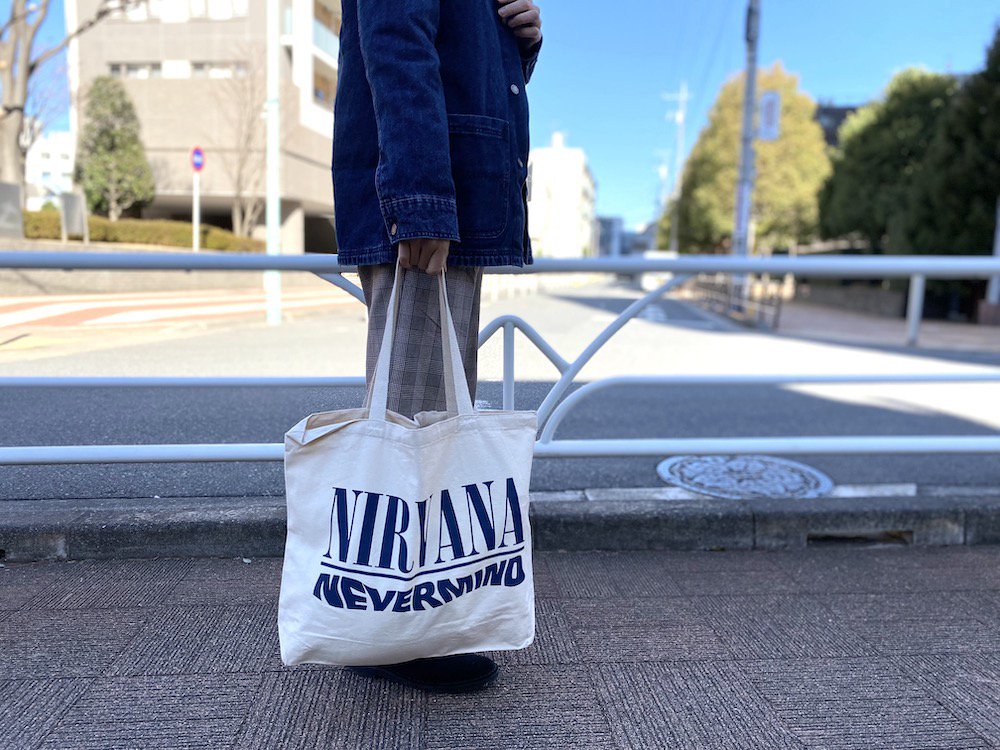 海外限定 オフィシャル Nirvana Nevermind トートバッグ - SOTA JAPAN ONLINE SHOP