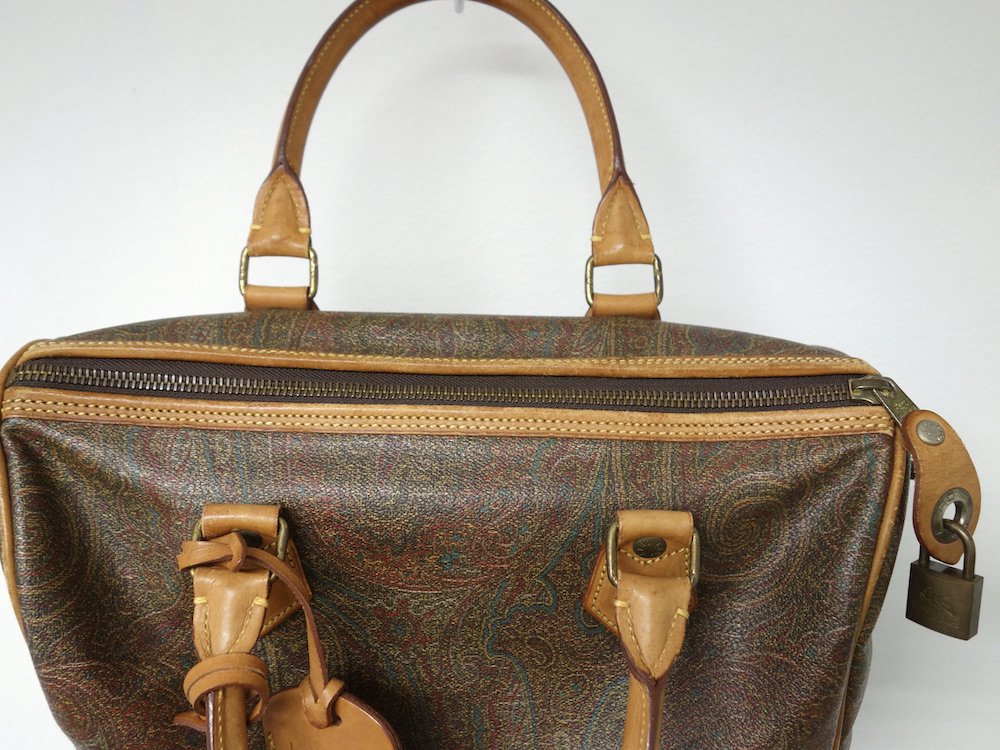 ETRO エトロ ペイズリー柄 ミニボストンバッグ イタリア製 USED - SOTA