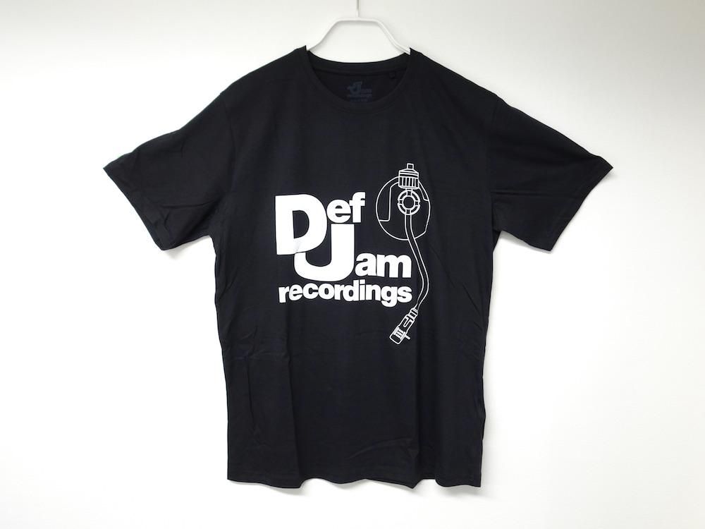 【希少】Def Jam recordings Tシャツ デフジャム 海外限定 オフィシャル Def Jam Recordings ロゴ Tシャツ black