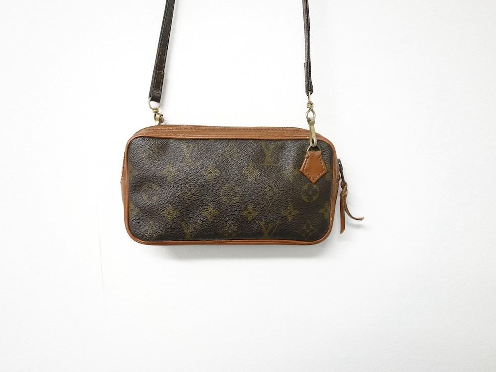 LOUIS VUITTON 륤ȥ Υ ޥ꡼ Хɥꥨ ߥ˥Хå USED