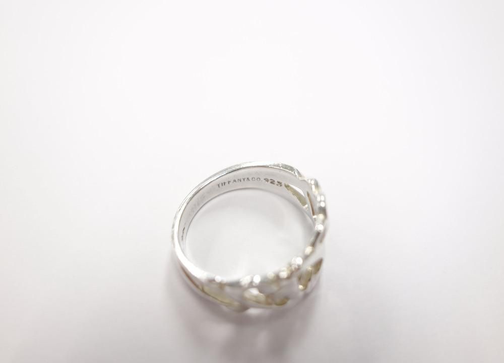 Tiffany & Co  ƥեˡ  ȥץӥ󥰥ϡ 󥰡  silver925 9 #1 USED