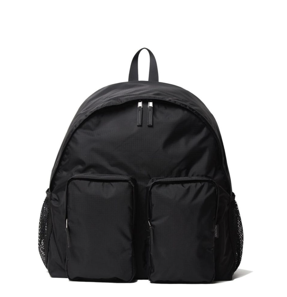 PACKING RIP STOP PC DOUBLE POCKET BACK PACK black - SOTA JAPAN