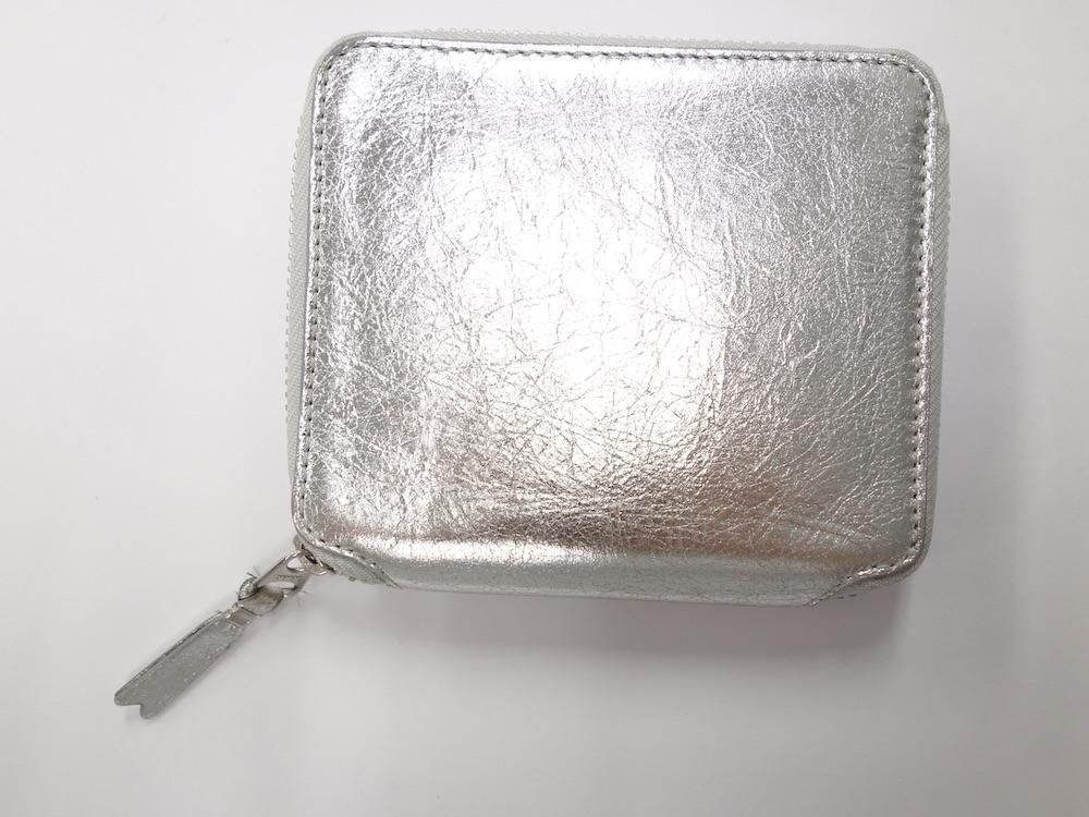 Wallet COMME des GARCONS ǥ륽  饦ɥå׺ silver ڥ USED