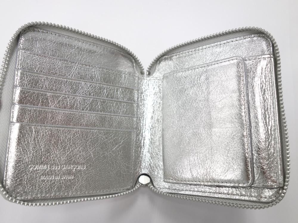 Wallet COMME des GARCONS ǥ륽  饦ɥå׺ silver ڥ USED
