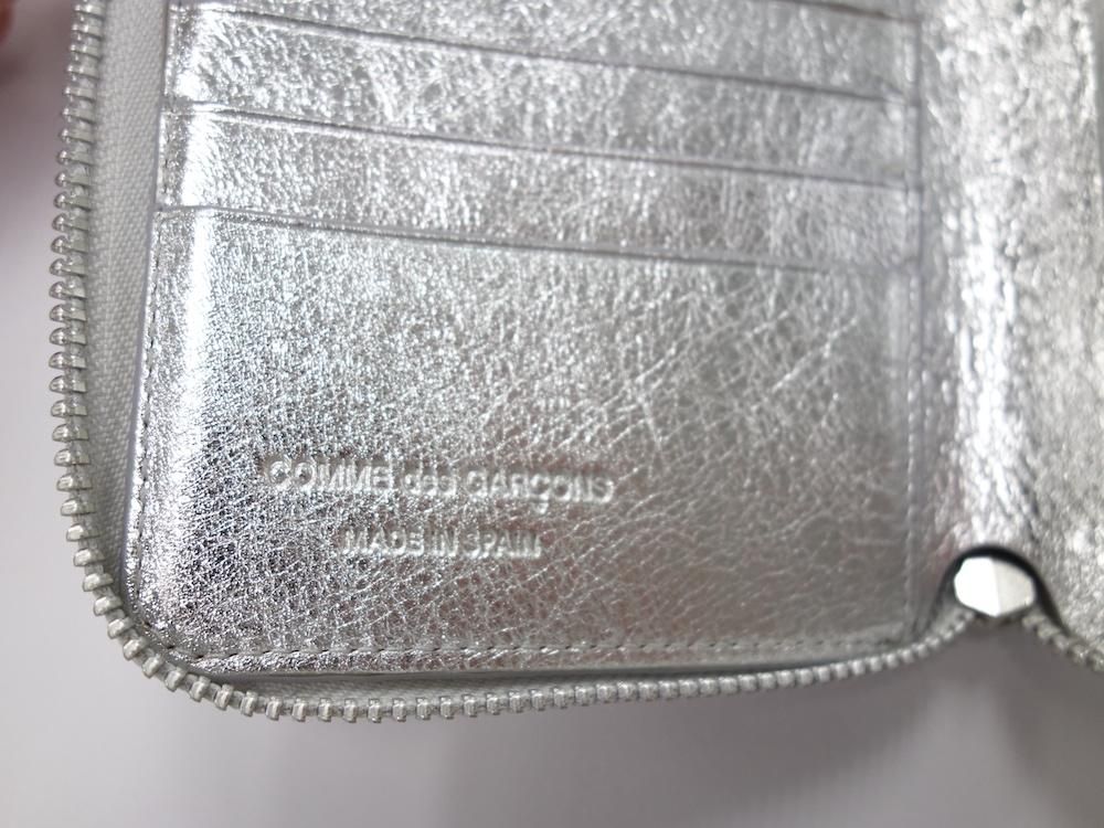 Wallet COMME des GARCONS ǥ륽  饦ɥå׺ silver ڥ USED