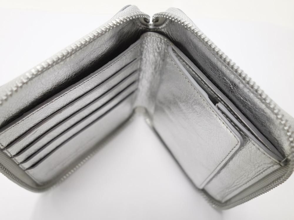 Wallet COMME des GARCONS ǥ륽  饦ɥå׺ silver ڥ USED
