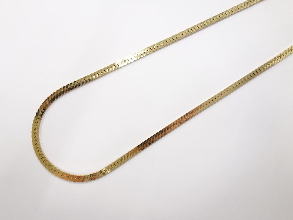 VINTAGE GIVENCHY ジバンシィ Gロゴ スネークチェーンネックレス USED ...