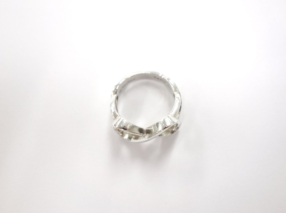 Tiffany & Co ティファニー オープンハート リング 指輪 silver925 9号
