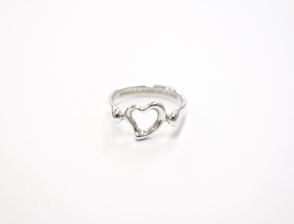 Tiffany & Co ティファニー オープンハート リング 指輪 silver925 12