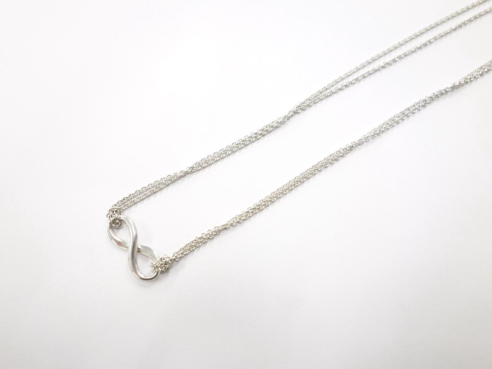 Tiffany & Co ティファニー インフィニティ ネックレス silver925 USED