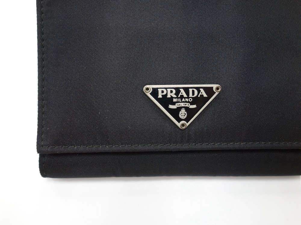 PRADA プラダ ナイロン 三つ折り財布 イタリア製 - 折り財布