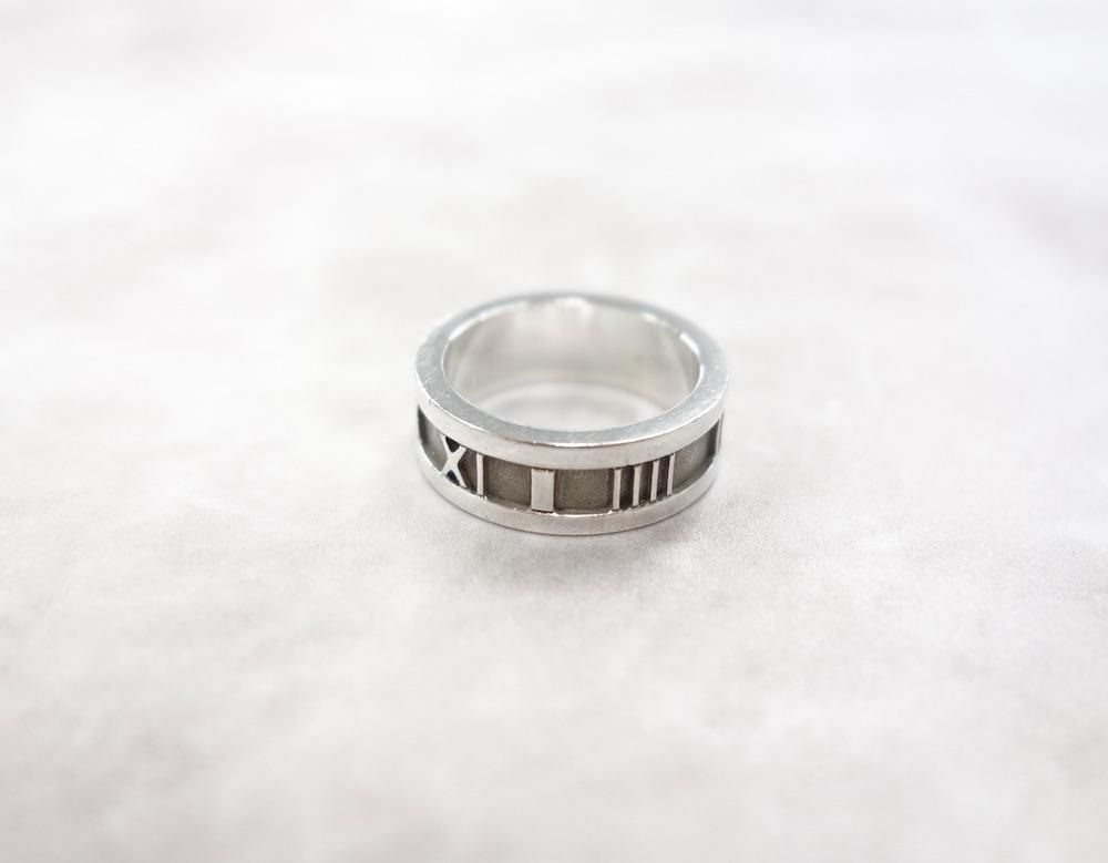 Tiffany & Co  ƥեˡ  ȥ饹 󥰡 silver925 8 #2 USED