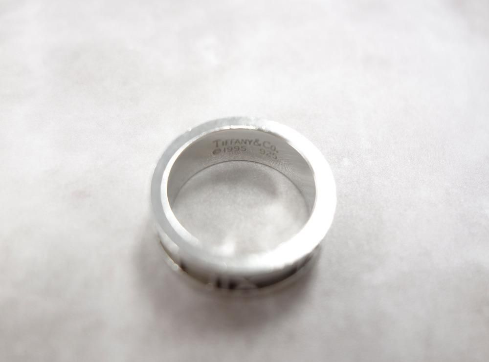 Tiffany & Co  ƥեˡ  ȥ饹 󥰡 silver925 8 #2 USED