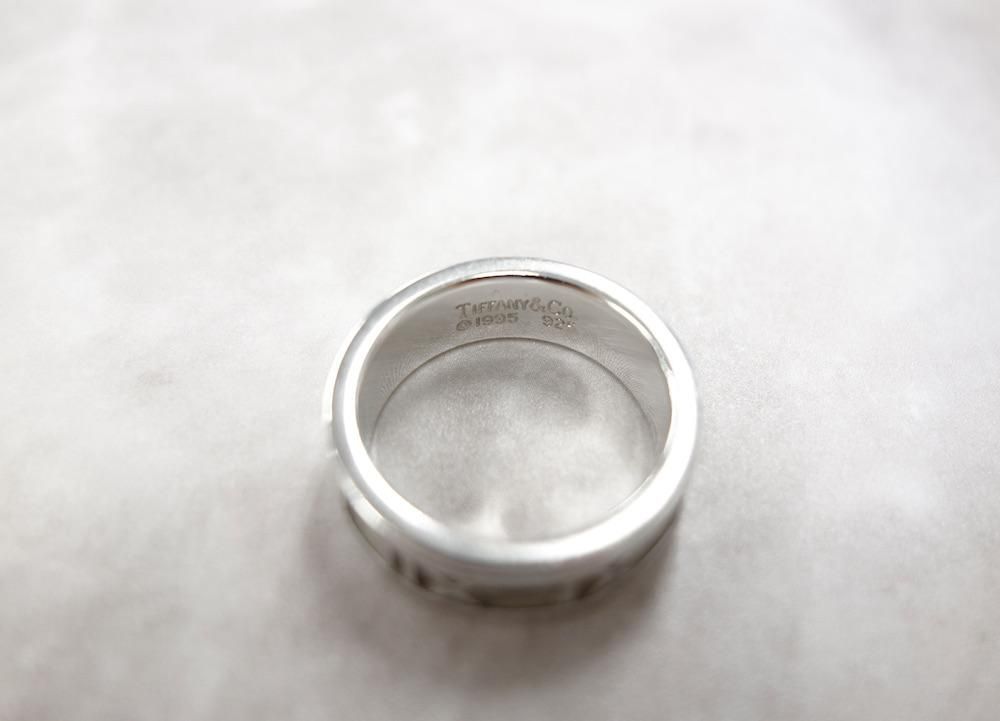 Tiffany & Co  ƥեˡ  ȥ饹 󥰡 silver925 11 #13 USED