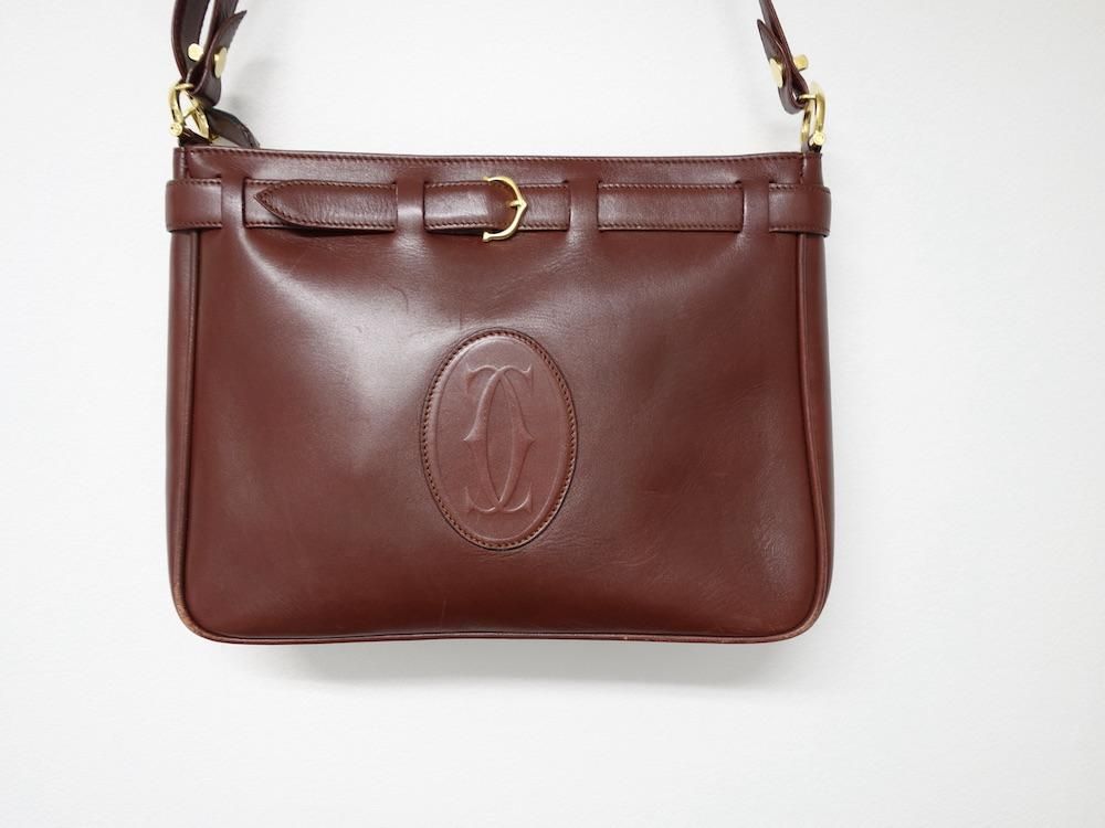 Cartier ƥ ޥȥ饤 쥶 Хå USED