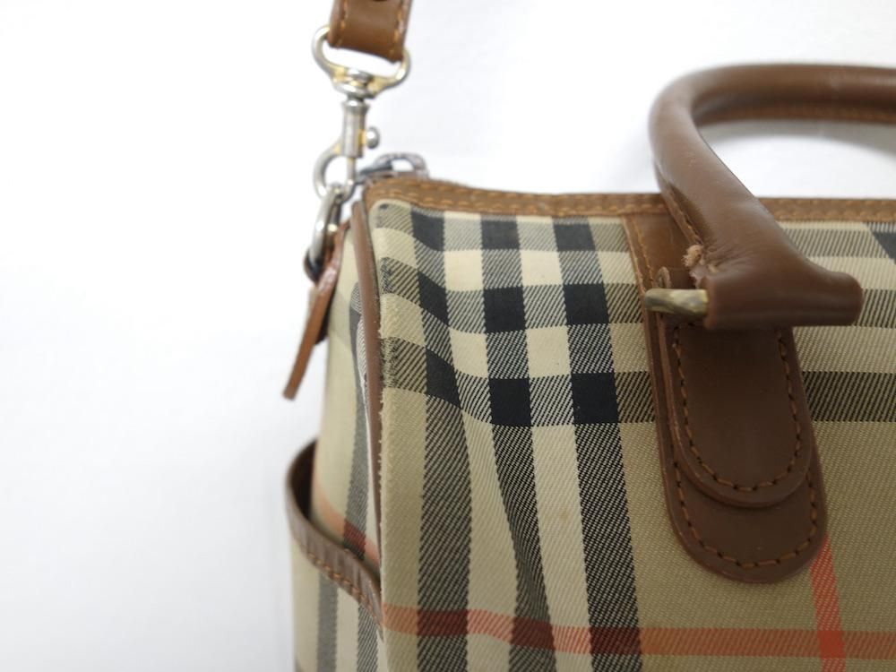 Vintage BURBERRYS СХ꡼ 饷åå2WAY ߥ˥Хå USED