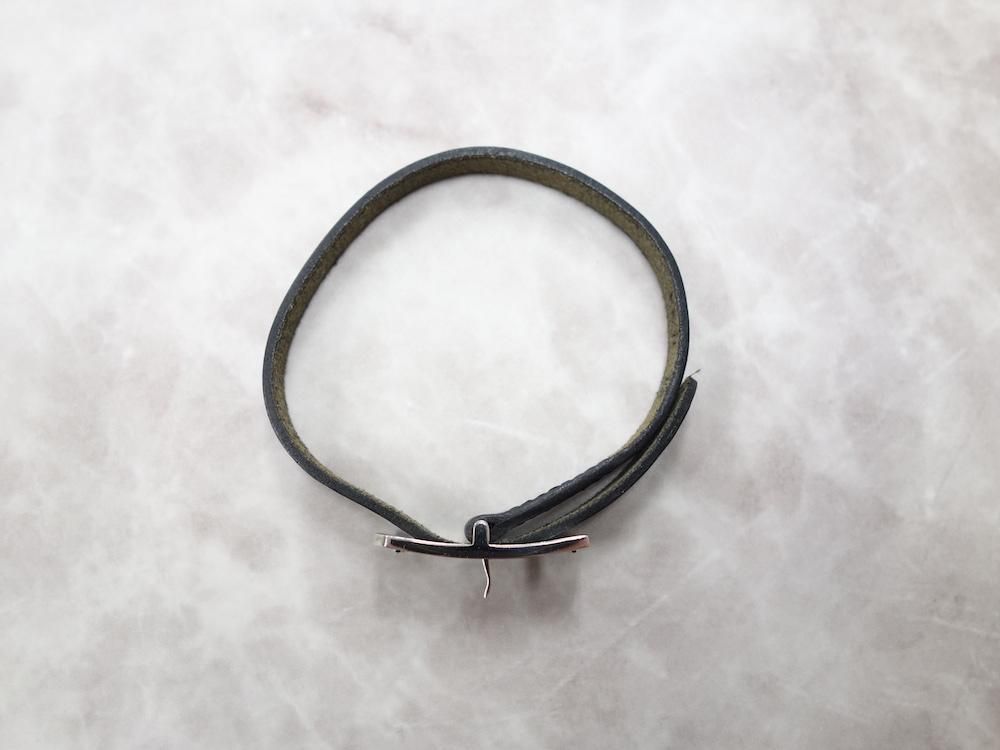 HERMES ᥹ ꡼ǥ   쥶֥쥹å black USED
