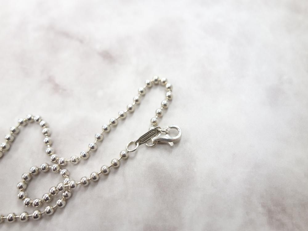 <img class='new_mark_img1' src='https://img.shop-pro.jp/img/new/icons15.gif' style='border:none;display:inline;margin:0px;padding:0px;width:auto;' />Tiffany & Co  ƥեˡ ȥ饹 ͥå쥹silver925  USED