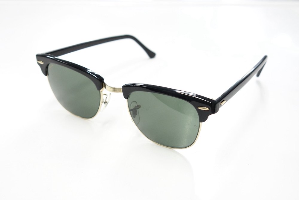 VINTAGE RAY-BAN BAUSCH&LOMB社製 CLUBMASTER サングラス USA製 USED