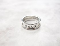 Tiffany & Co ティファニー 1837 リング 指輪 silver925 14号 #30 USED