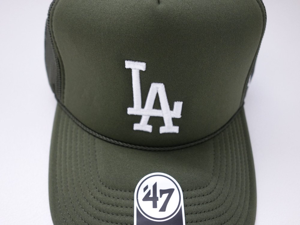 海外限定　 ’47 Brand   Los Angeles Dodgers TRUCKER メッシュキャップ