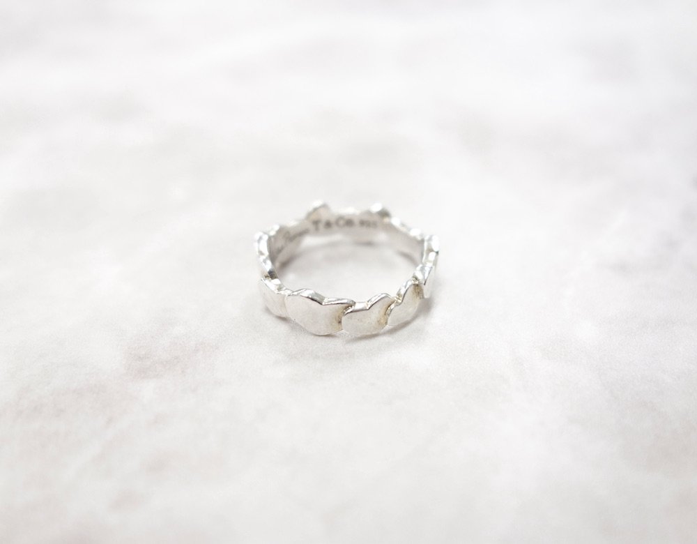 Tiffany & Co  ティファニー  ハート リング　指輪  silver925 9号 USED