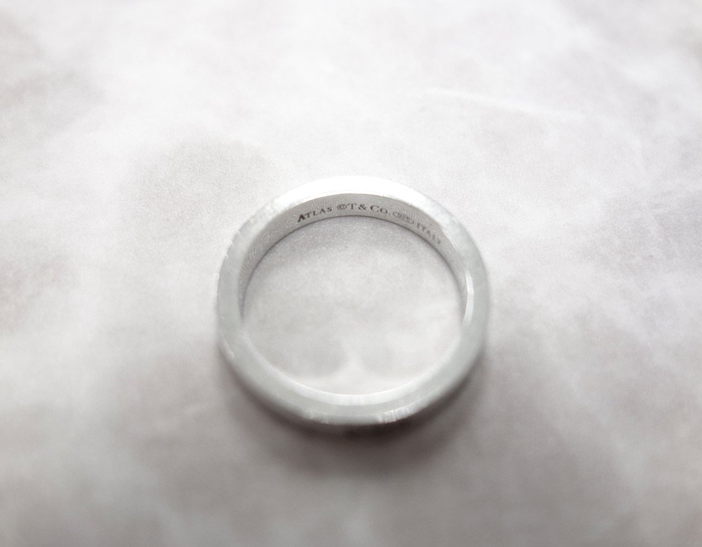 Tiffany & Co  ティファニー  アトラス リング　指輪 silver925 　12号 USED