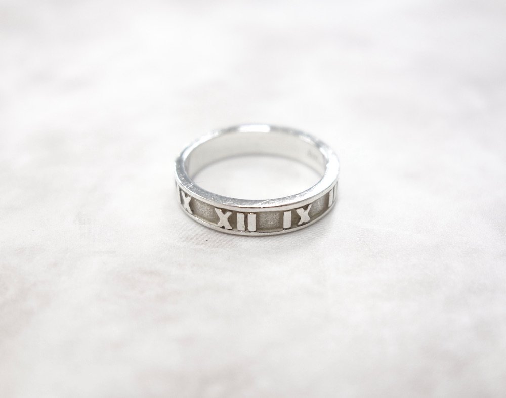 Tiffany & Co  ティファニー  アトラス リング　指輪 silver925 　9号 #24 USED