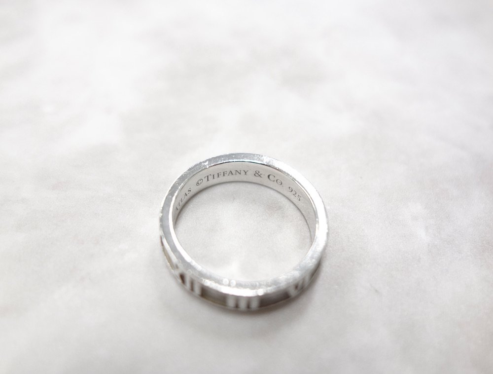 Tiffany & Co  ティファニー  アトラス リング　指輪 silver925 　9号 #24 USED