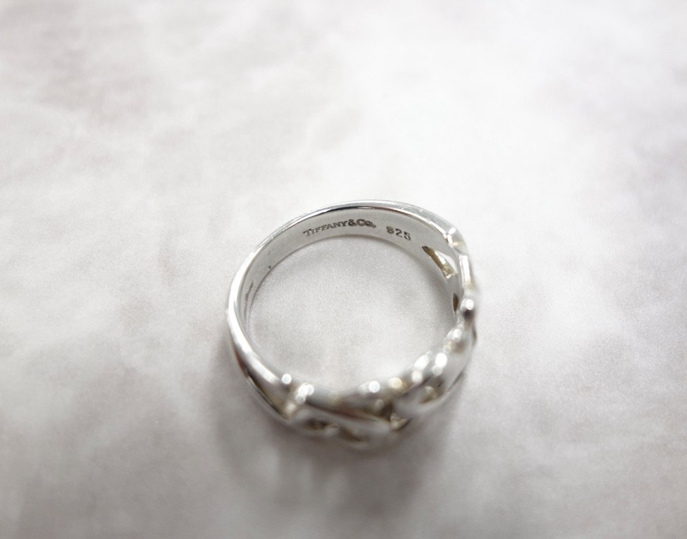 Tiffany & Co  ƥեˡ  ȥץӥ󥰥ϡ 󥰡  silver925 11 #6 USED