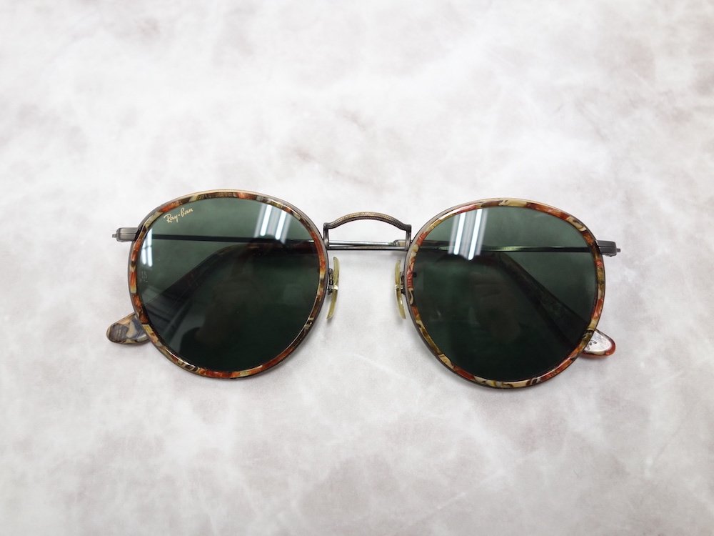 VINTAGE RAY-BAN BAUSCH&LOMB ROUND METAL 󥰥饹 USA USED