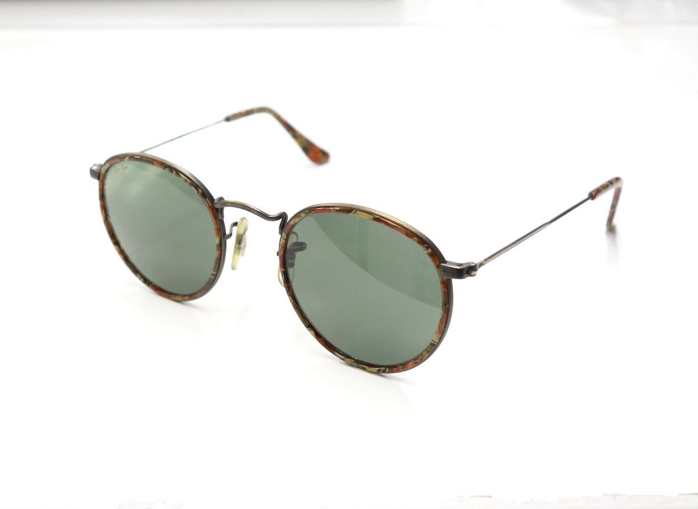 VINTAGE RAY-BAN BAUSCH&LOMB ROUND METAL 󥰥饹 USA USED