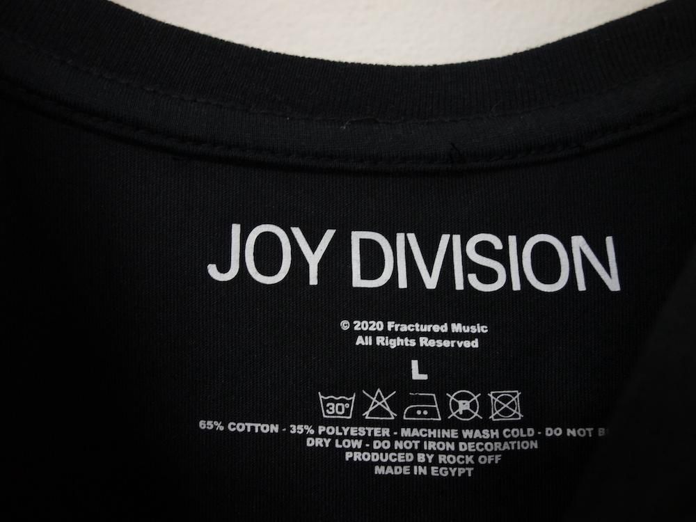 海外限定 オフィシャル Joy Division Unknown Pleasures Tシャツ