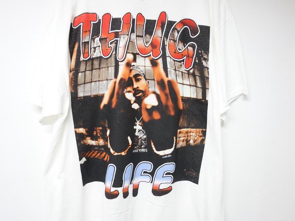 2pac thug life ゲームシャツ　サグライフ THUG LIFE - 90s サグライフ ゲームシャツ XL THUG LIFE
