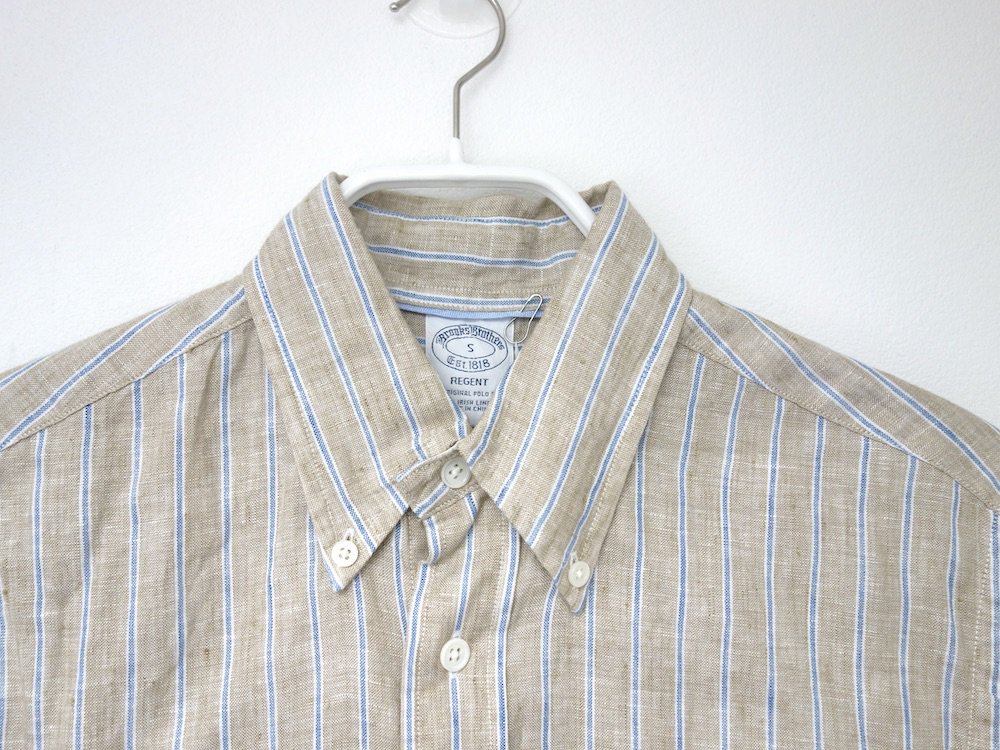 BROOKS BROTHERS  BD ȥ饤 S/S ͥ󥷥 USED