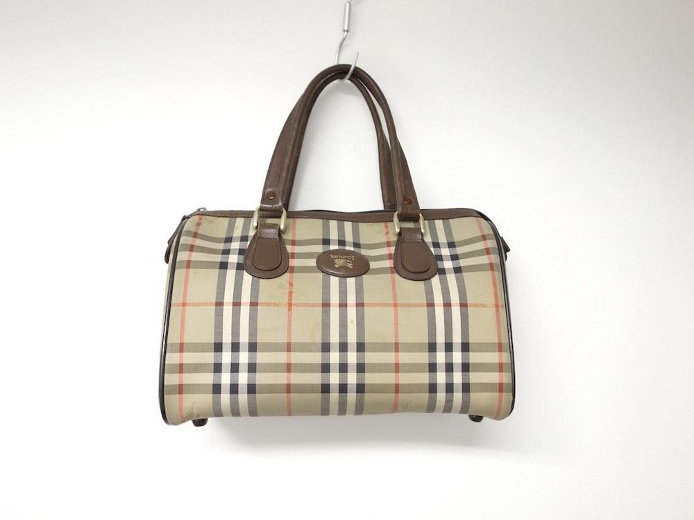 ◇送料無料◇ Burberrys バーバリー ヴィンテージ ミニボストンバッグ