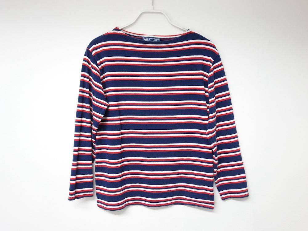 SAINT JAMES OUESSANT ボートネックカットソー フランス製 USED