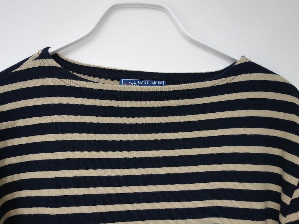 SAINT JAMES / OUESSANT ソリッド ボートネック Tシャツ BEAMS F（ビームスF）SAINT JAMES / OUESSANT ソリッド ボート