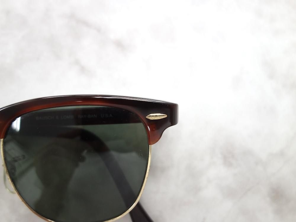 VINTAGE RAY-BAN BAUSCH&LOMB社製 W0366 CLUBMASTER サングラス