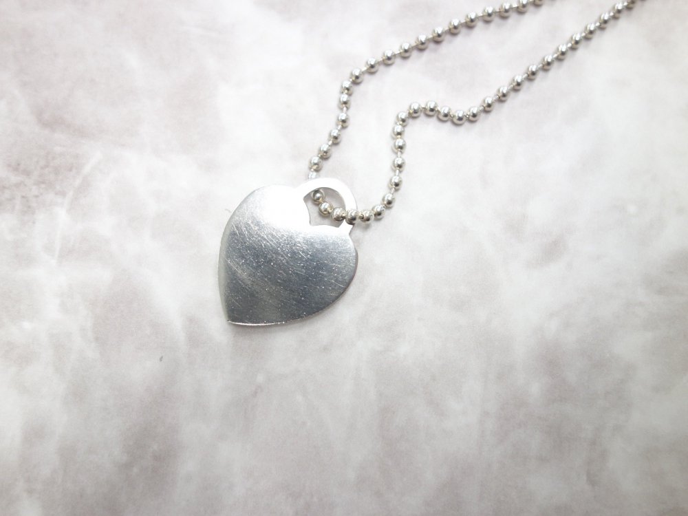 Tiffany & Co  ƥեˡ  ꥿ȥϡ ͥå쥹 silver925  USED