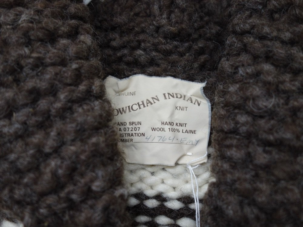 COWICHAN INDIAN KNIT 󥻡  USED