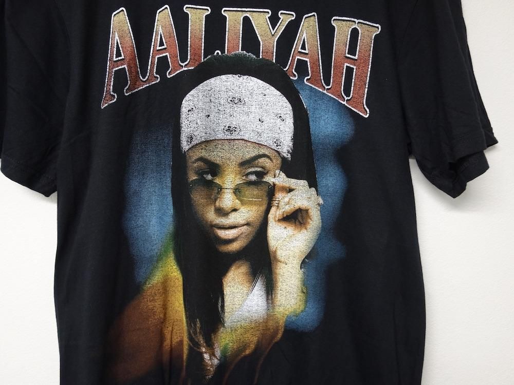 Aaliyah Back and Forth Tシャツ Lサイズ ブラック Aaliyah Back and Forth Tシャツ Lサイズ ブラック